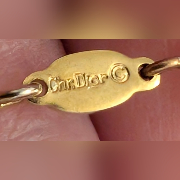 Christian Dior Ivory Tubular Bar Necklace, Dior Jewelry, Dior Necklace - Picture 5 of 9